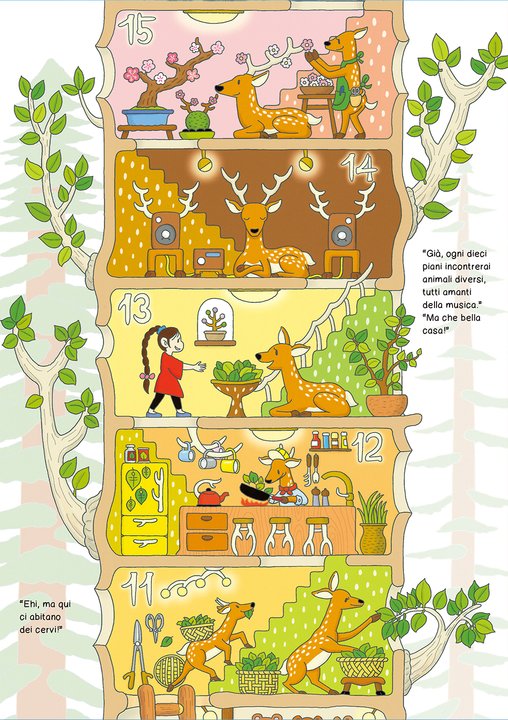 Ippocampo Casa 100 piani sull'albero libro 3-6 anni