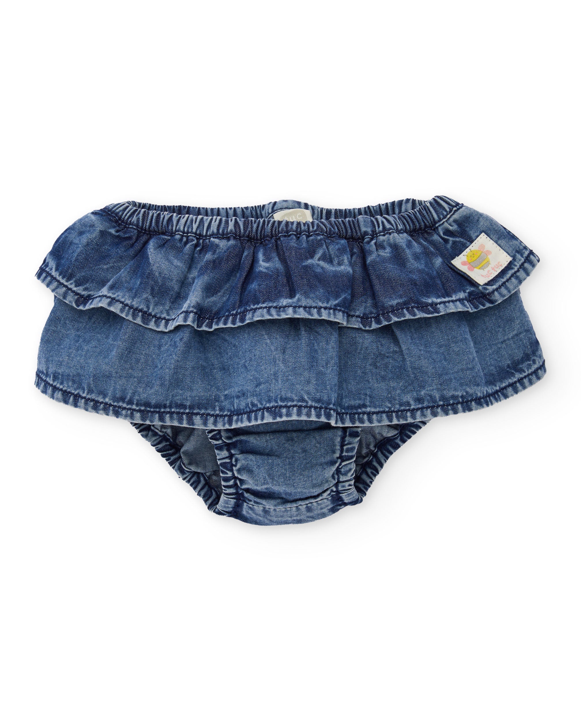Tuc Tuc completo neonata beige fiori maglietta culotte
