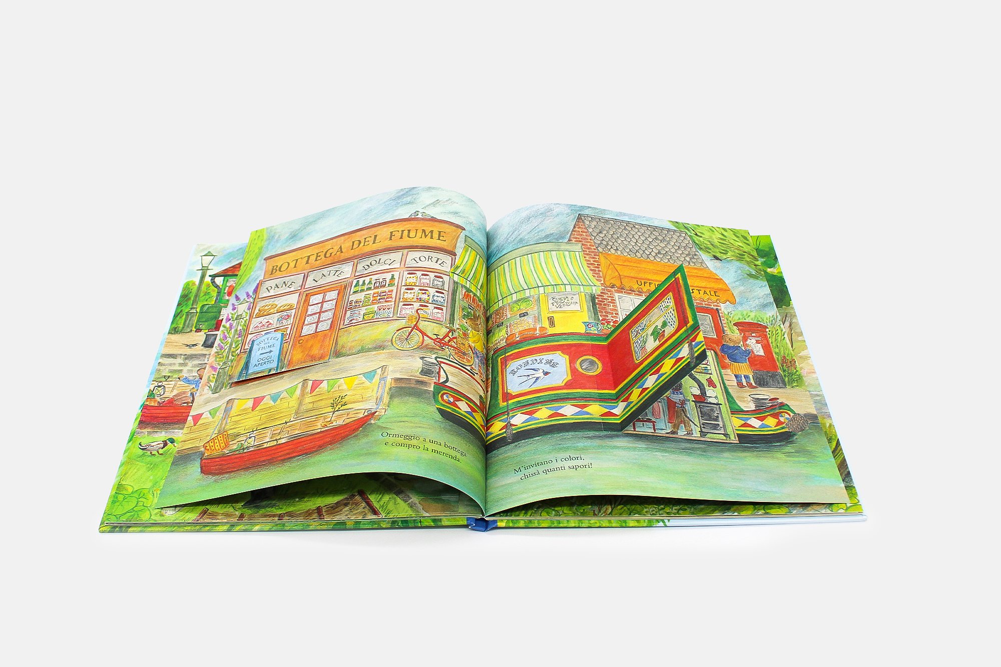L'Ippocampo Il fiume di Topino libro bambini finestrelle 32 pagine