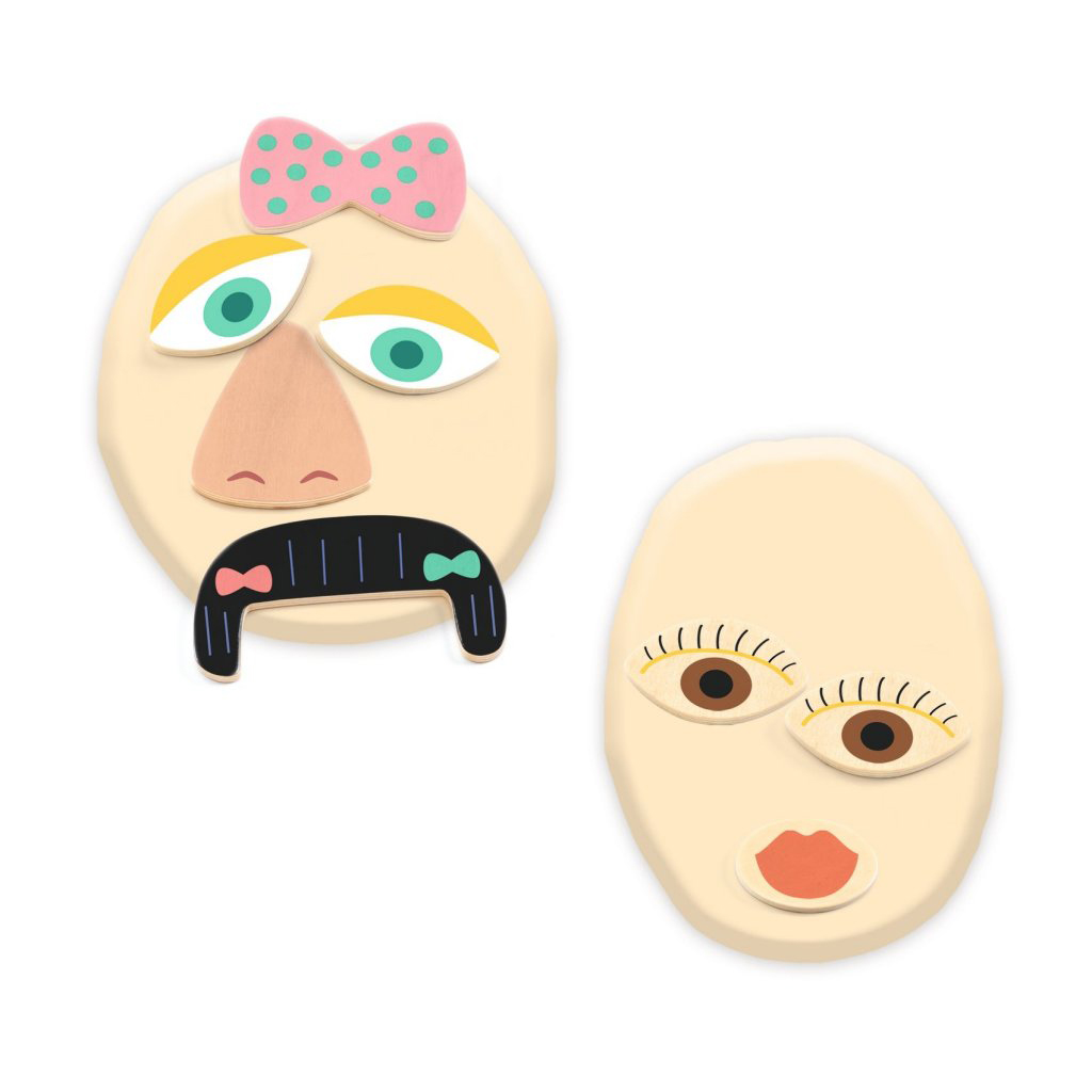 Djeco Espressioni set pasta modellabile 140 g bimbi