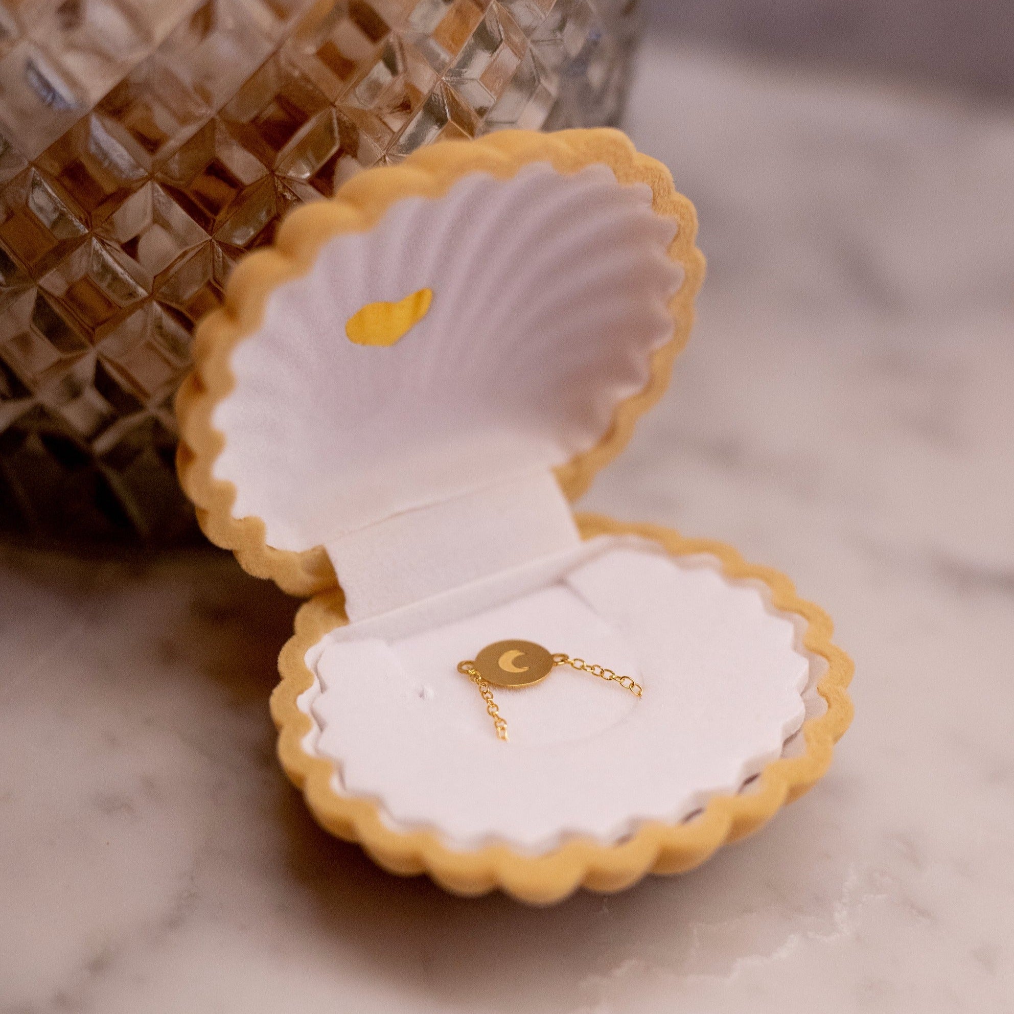 Ella and Rapha To The Moon bracciale oro donna argento