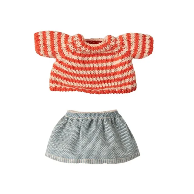 Maileg sorella maggiore set vestiti topo maglione gonna