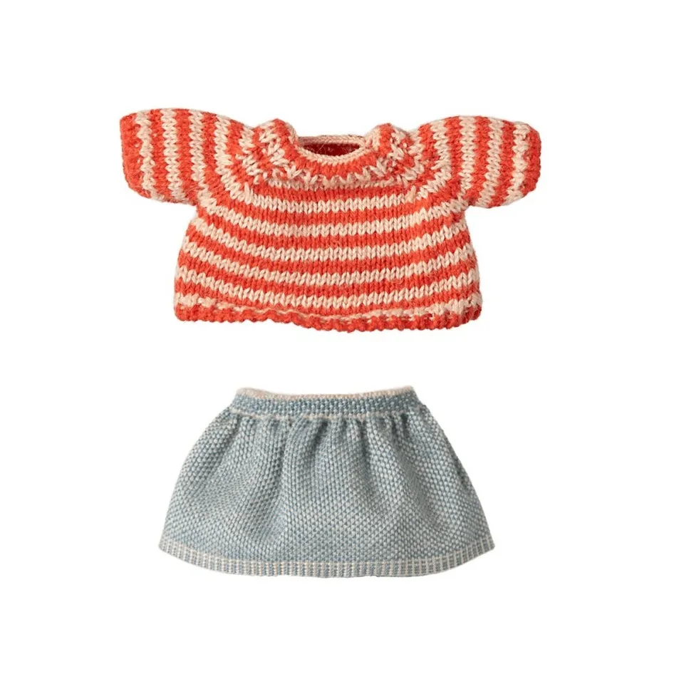 Maileg sorella maggiore set vestiti topo maglione gonna