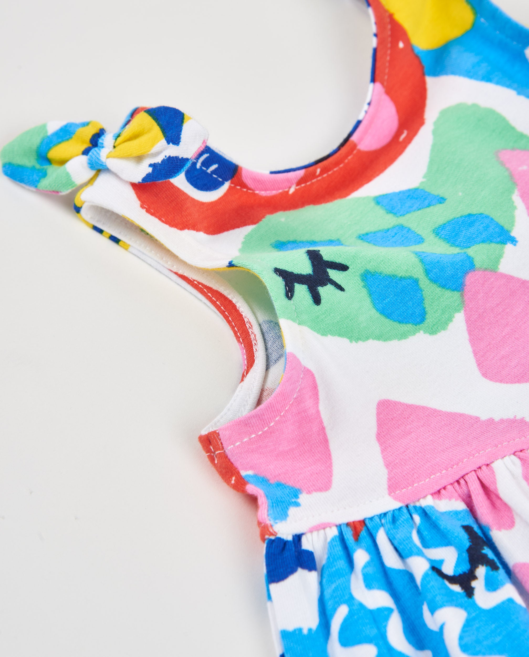 Tuc Tuc vestito bambina mare leggero multicolore
