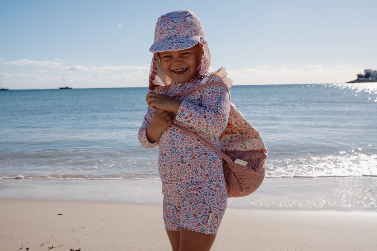 Little Dutch cappello sole bambina rosa fiori