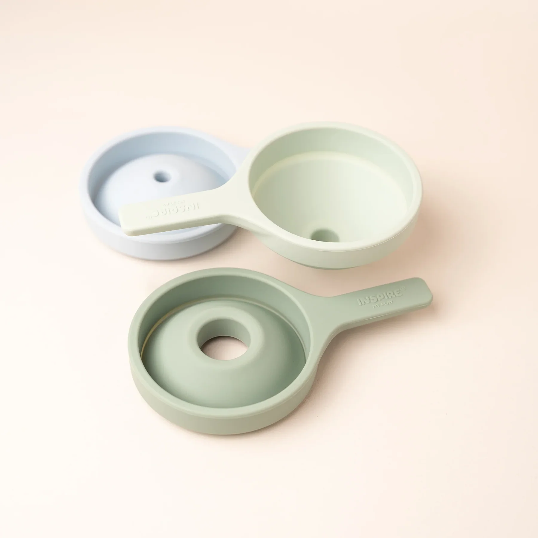 Inspire My Play imbuti sensoriali silicone green blue set 3 pezzi