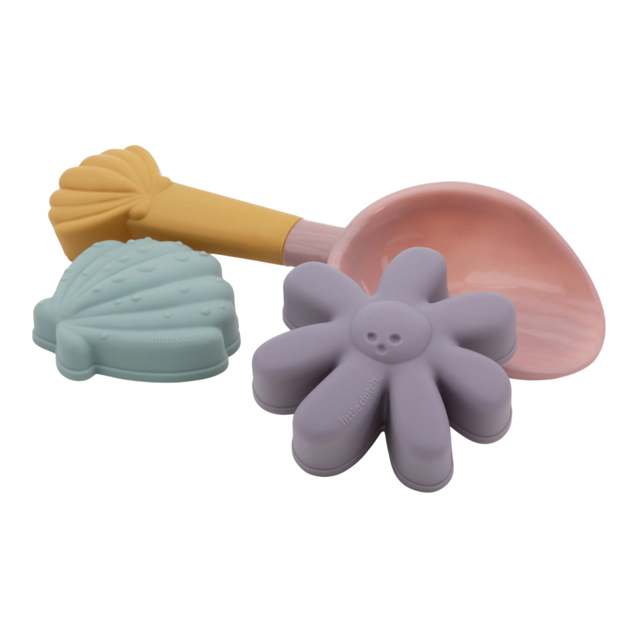 Little Dutch set spiaggia 3 pezzi rosa conchiglia bimbi