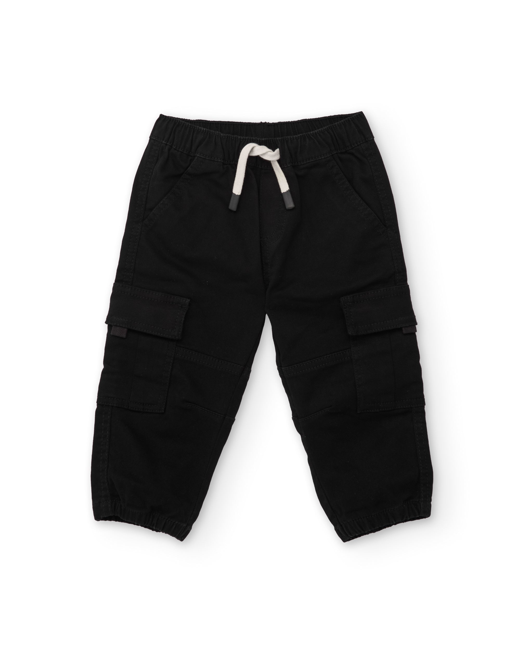 Tuc Tuc jogger bambino nero twill con tasche