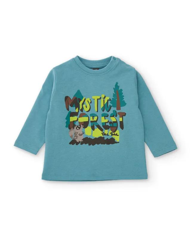Tuc Tuc Mystic Forest maglietta bambino blu manica lunga