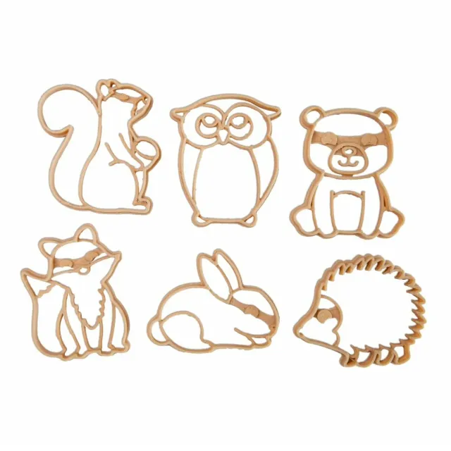 Kinfolk Animali del Bosco formine pasta modellabile set 6 eco