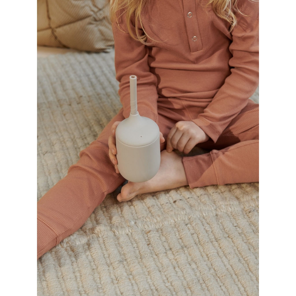 Liewood Wilhelm Tuscany rose-sandy set maglia e pantalone bio