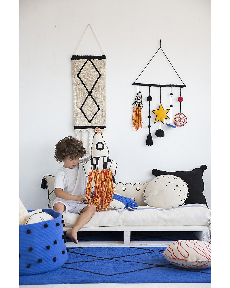 Lorena Canals Universo cuscino razzo cotone 65x30 cm