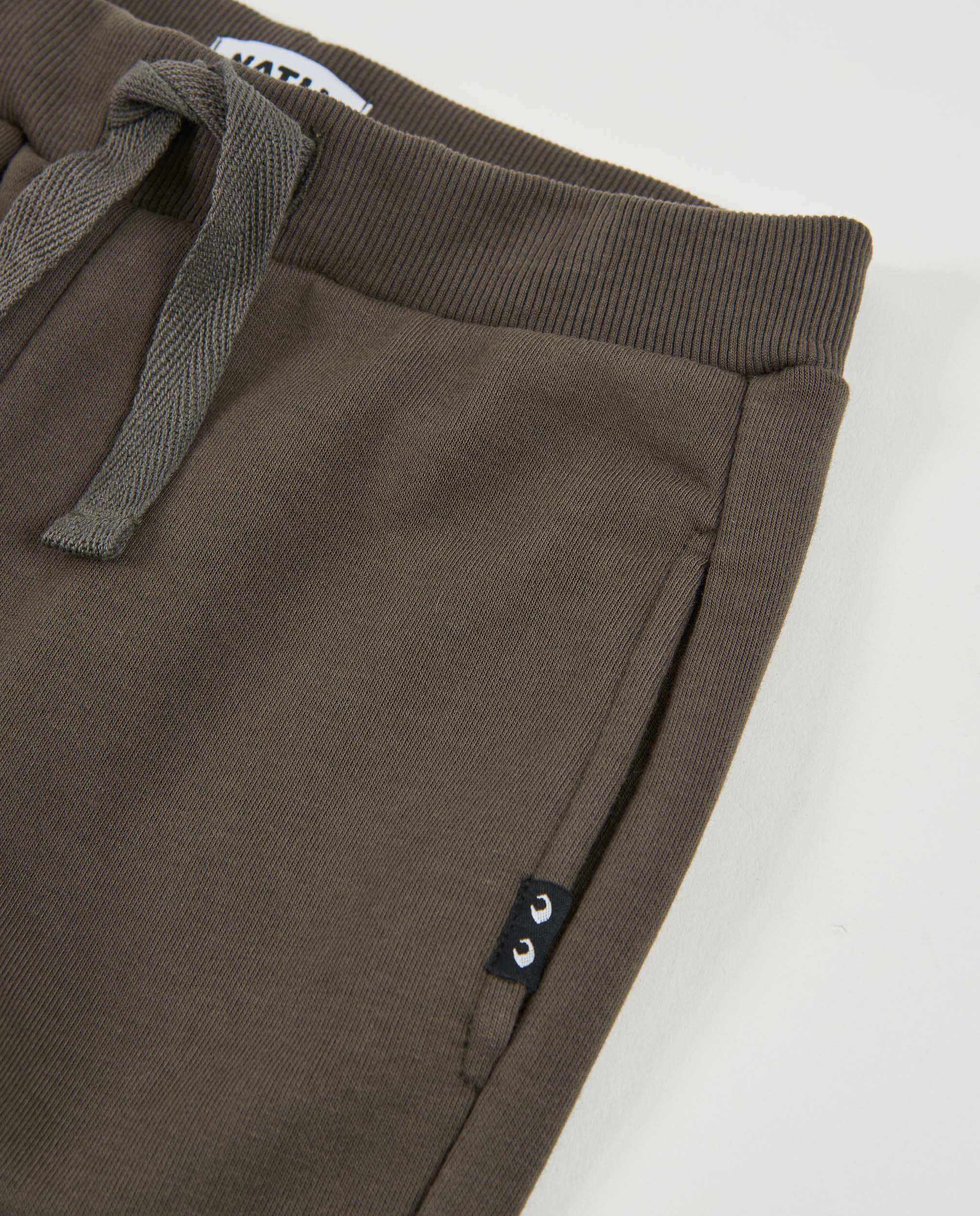 Tuc Tuc pantaloni bambino felpa marrone con polsini