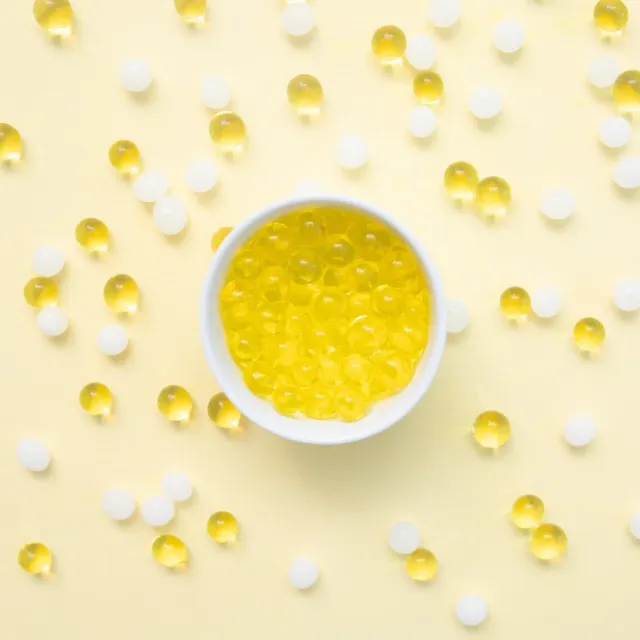 No Nasties perle d'acqua gioco sensoriale giallo