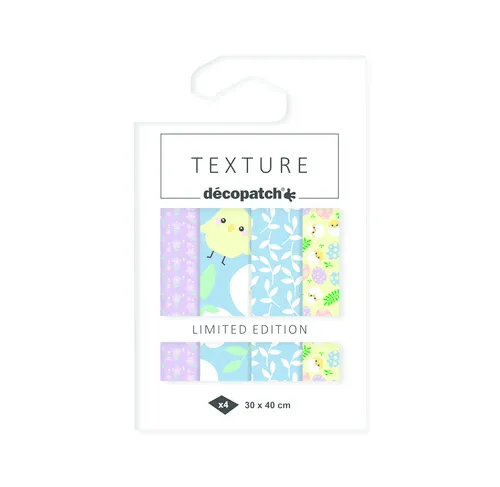Decopatch Easter set 4 fogli decupage effetto foil