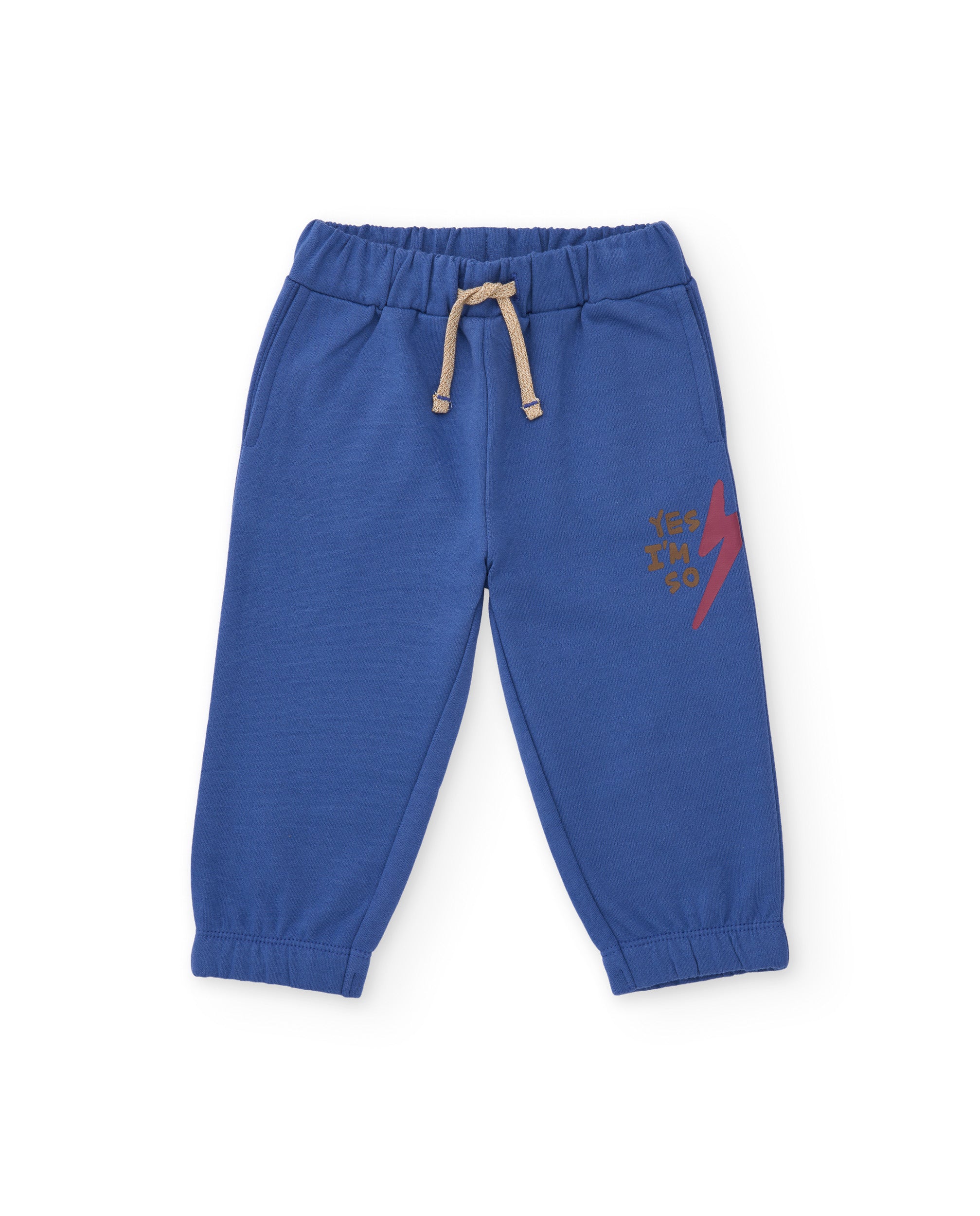 Tuc Tuc pantalone felpa blu bimbo elastico
