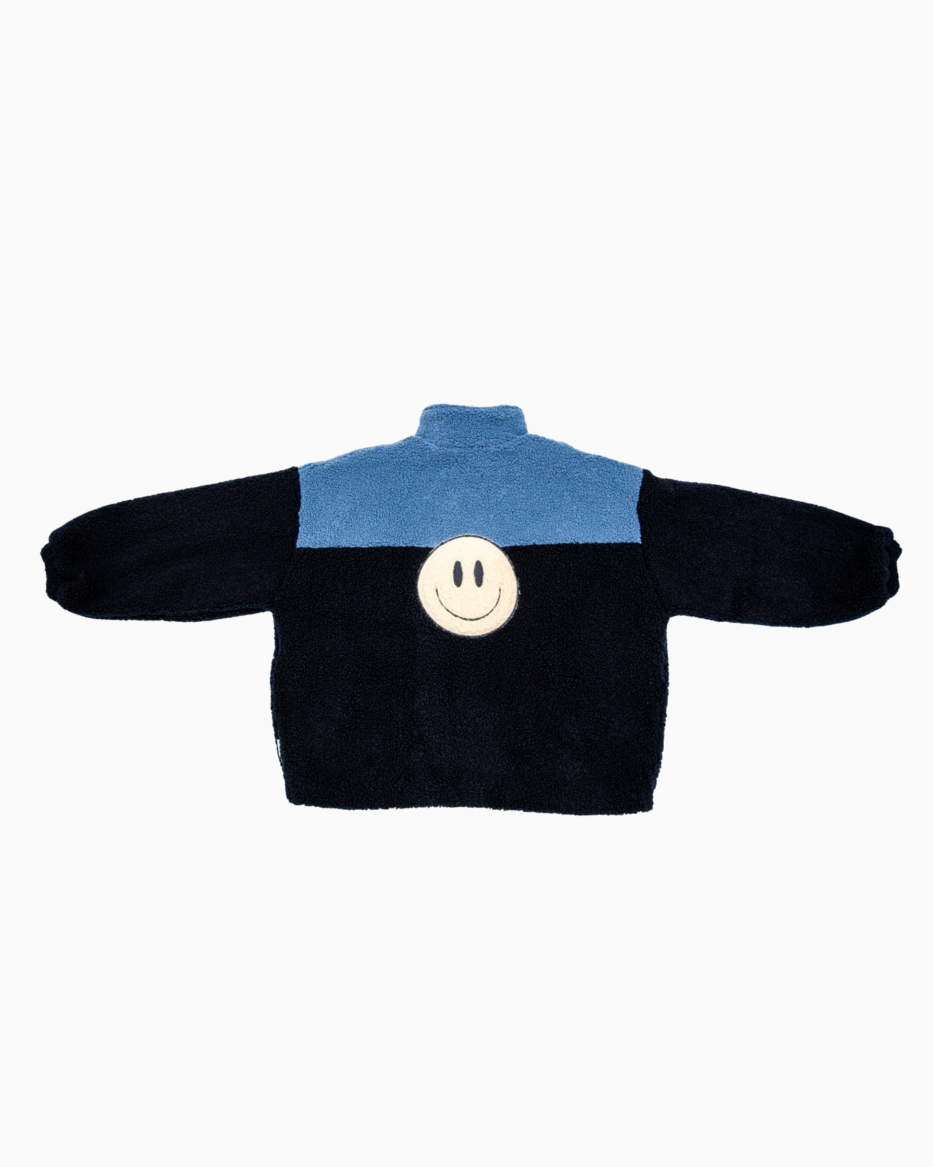 Ella and Rapha Smiley Jacket giacca teddy blu taglia unica calda