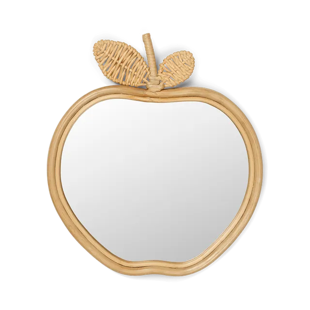 Ferm Living Apple Mirror Specchio a Mela naturale