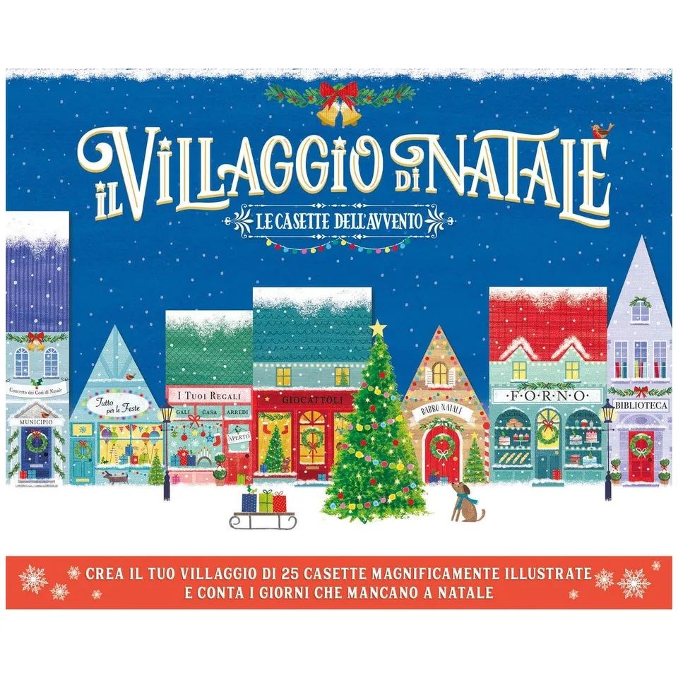 Emme Edizioni Villaggio di Natale set avvento 25 casette