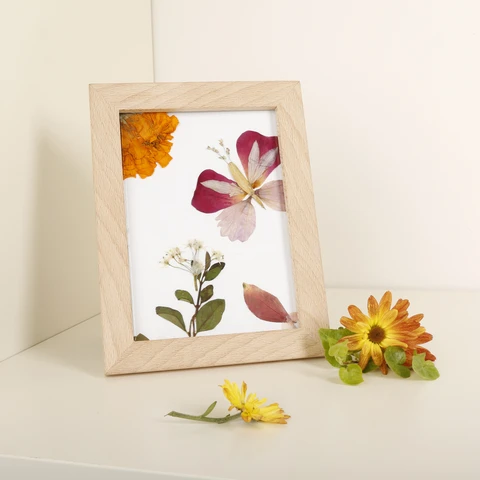 Huckleberry Flower Frame pressa fiori legno 17x13