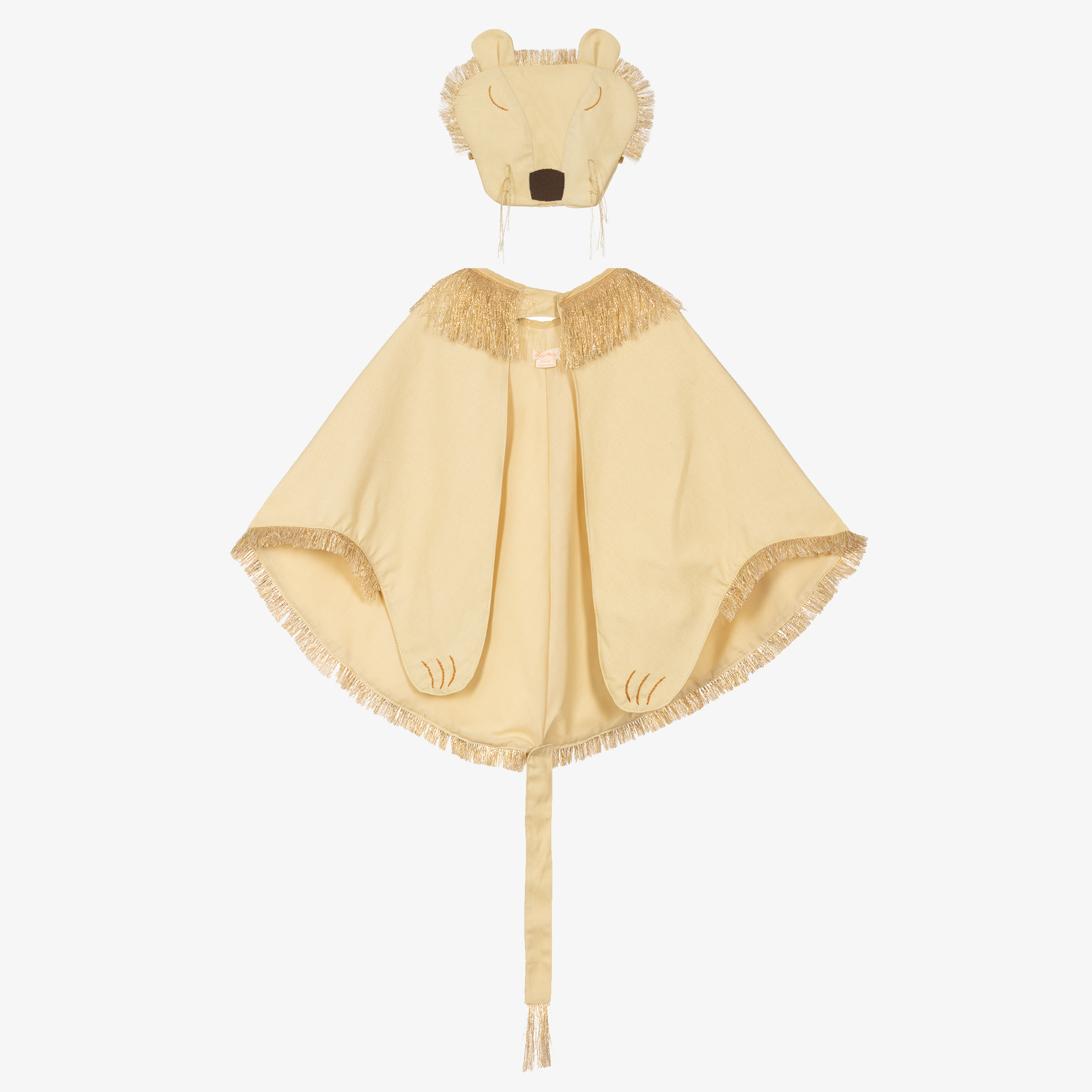 Meri Meri costume leone mantello e copricapo 3-6 anni