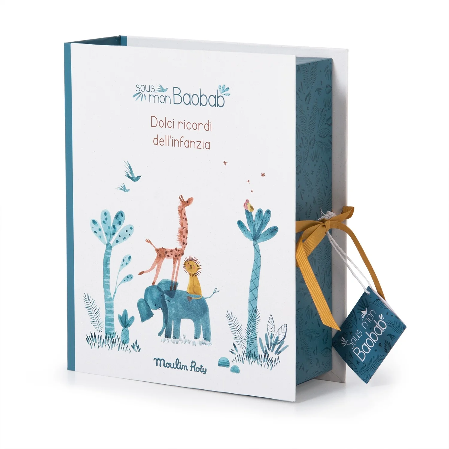 Moulin Roty Sous mon Baobab cofanetto nascita ricordi