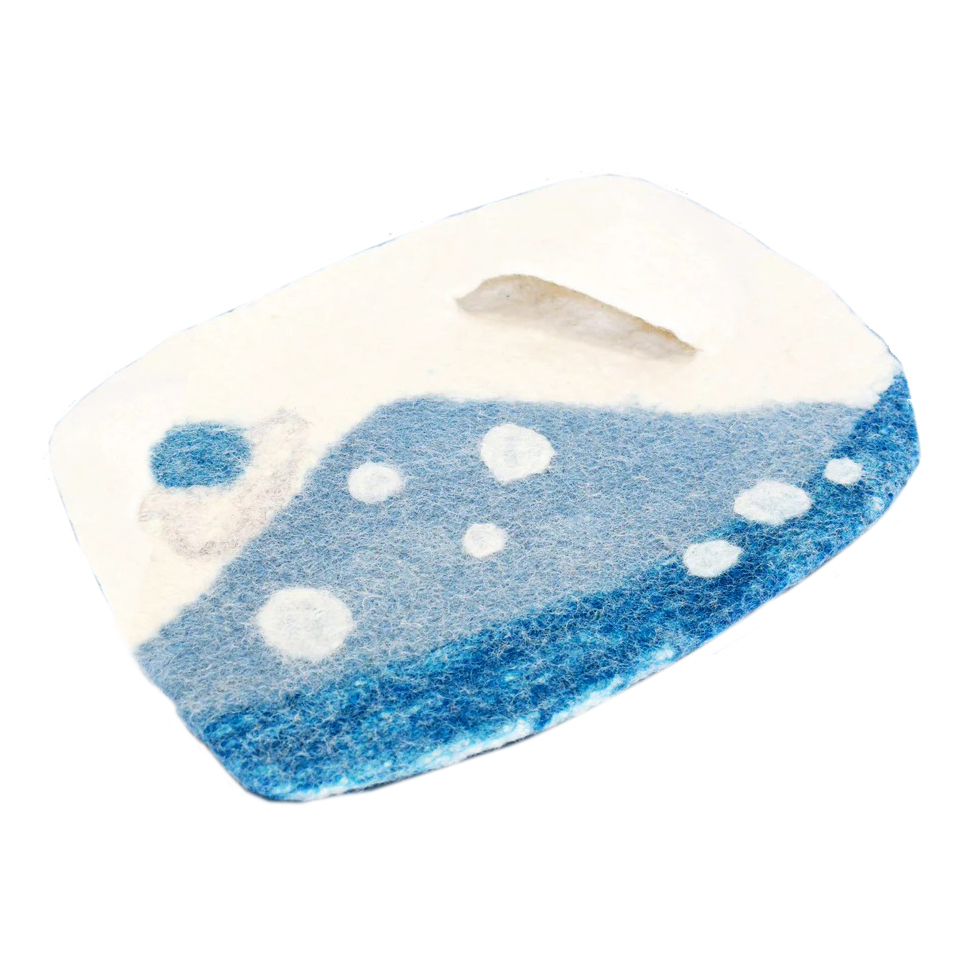Tara Treasures Arctic Polar Playscape tappeto feltro