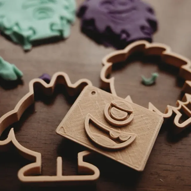 Kinfolk Monster set 3 formine timbri pasta modellabile