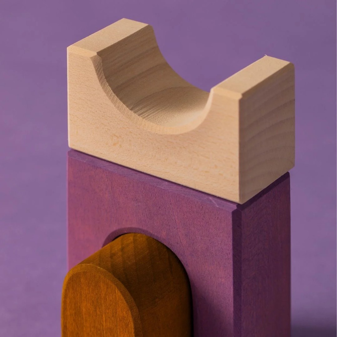 Grimm's Panorama set costruzioni legno colorato 19x50 cm