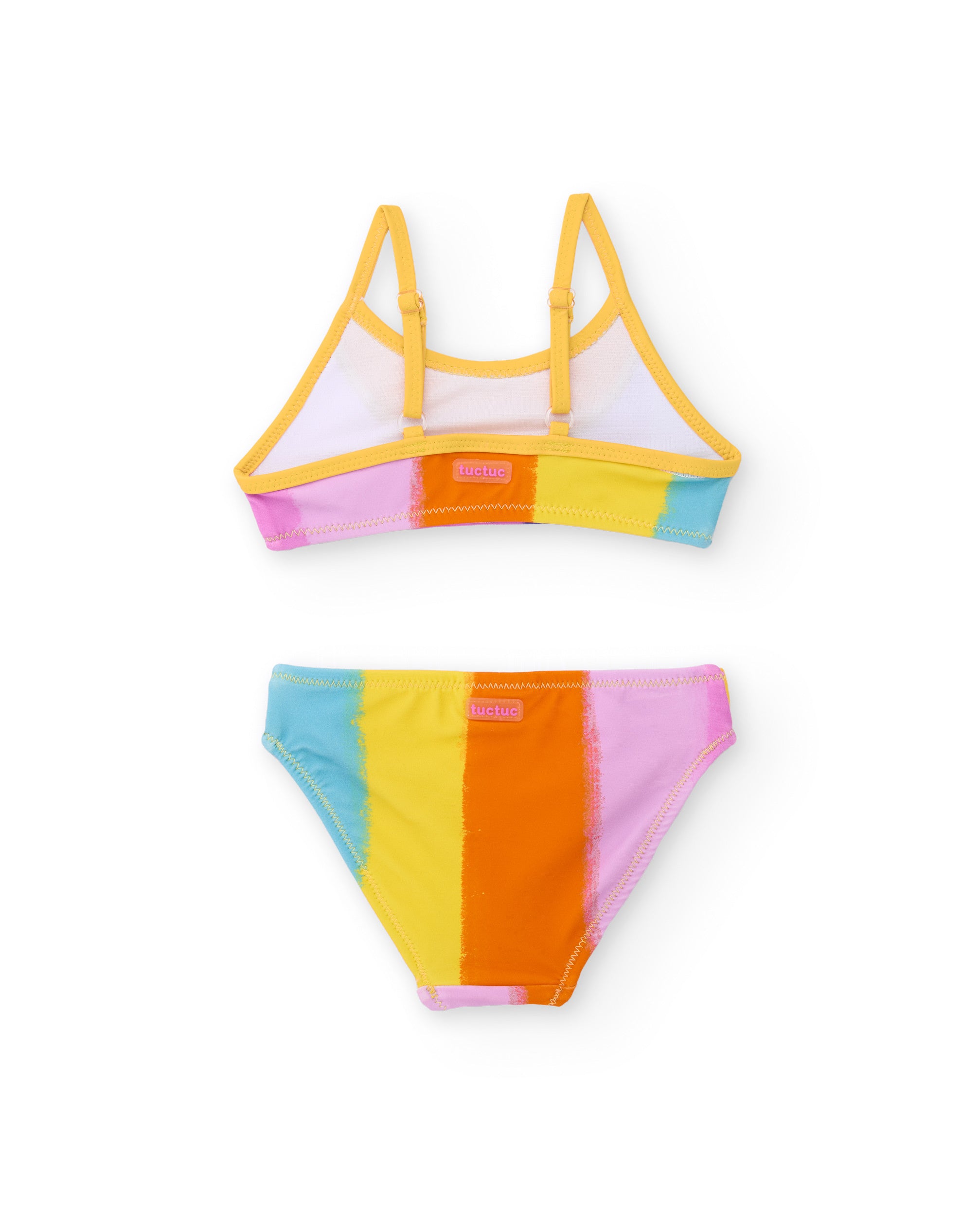 Tuc Tuc bikini bimba rosa con laccetti costume mare