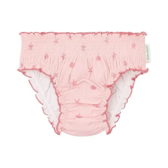 Little Dutch mutandina costume bimba rosa conchiglie UPF 40+