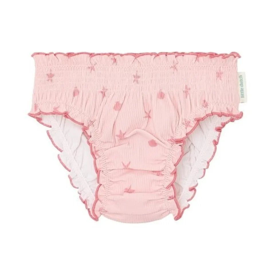 Little Dutch mutandina costume bimba rosa conchiglie UPF 40+