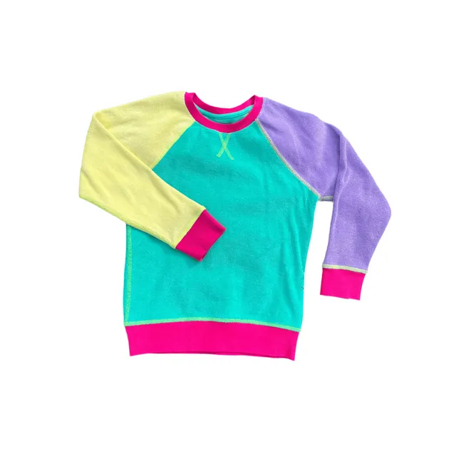 Slugs & Snails Neon 90's felpa bimbo spugna 2-3 anni outlet
