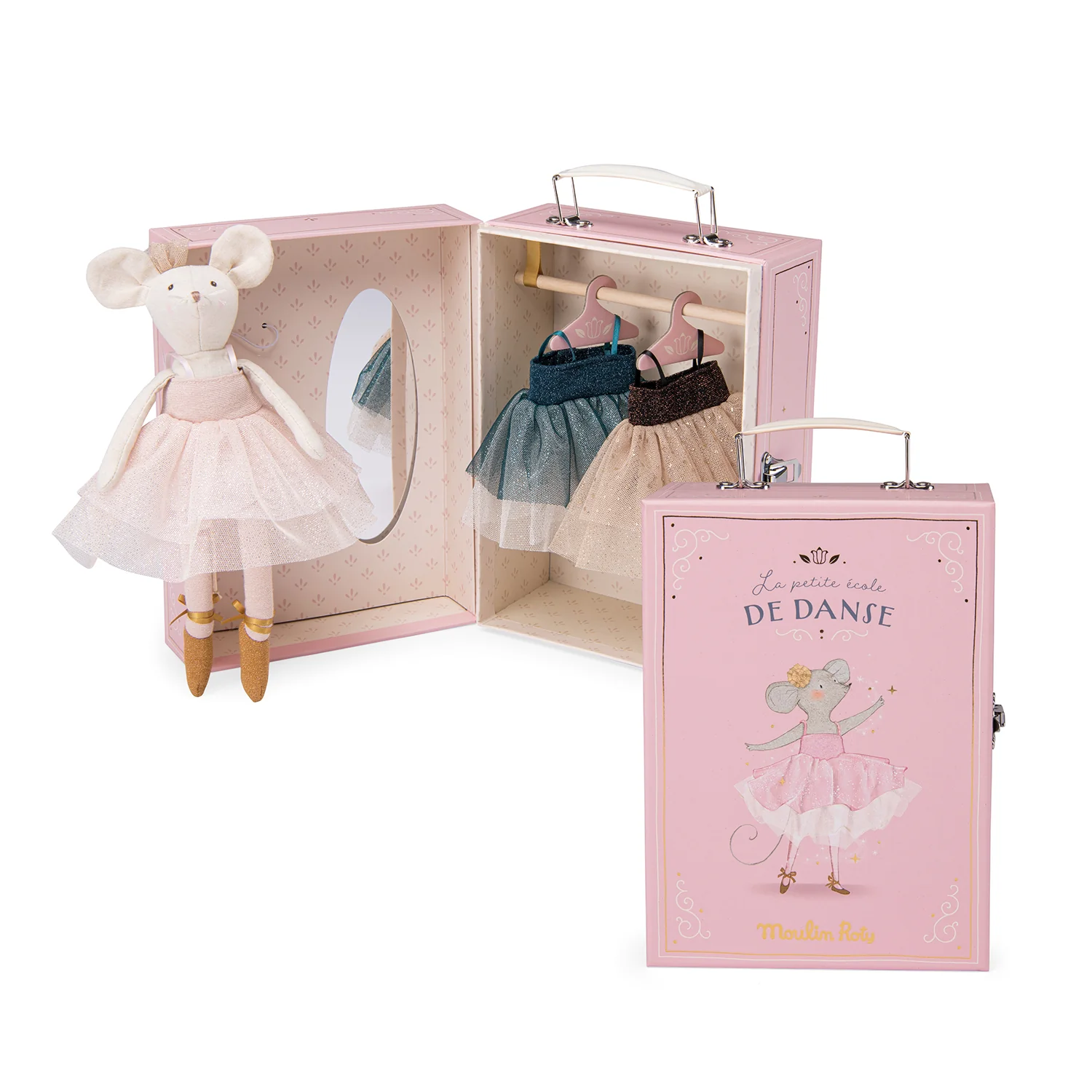 Moulin Roty Petite École de Danse Cofanetto Topo Ballerina