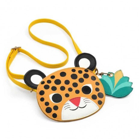 Djeco Animal bag Cheetah borsetta tracolla con portamonete