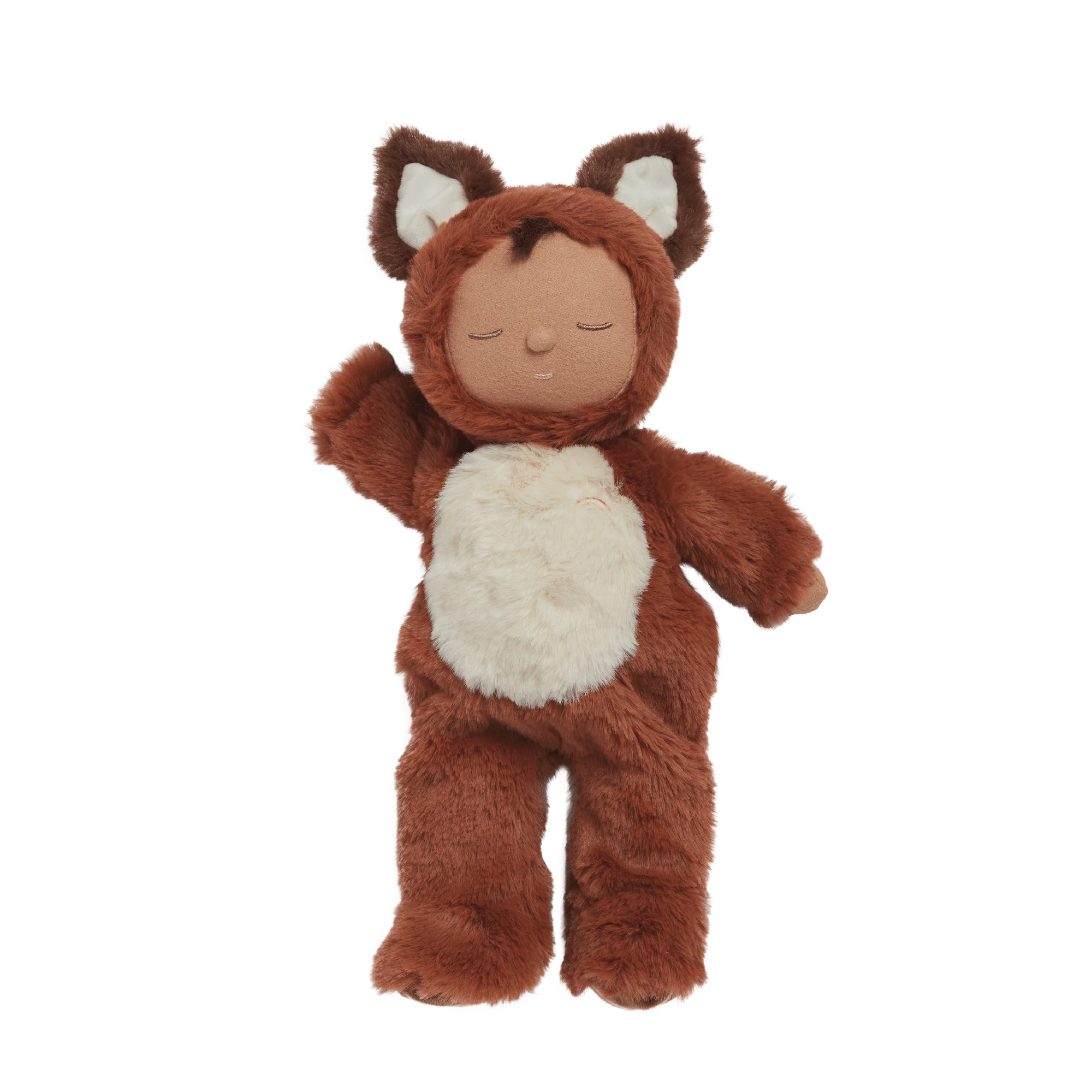 OlliElla Cozy Dinkums Fox Finnley bambola doudou 34 cm morbida