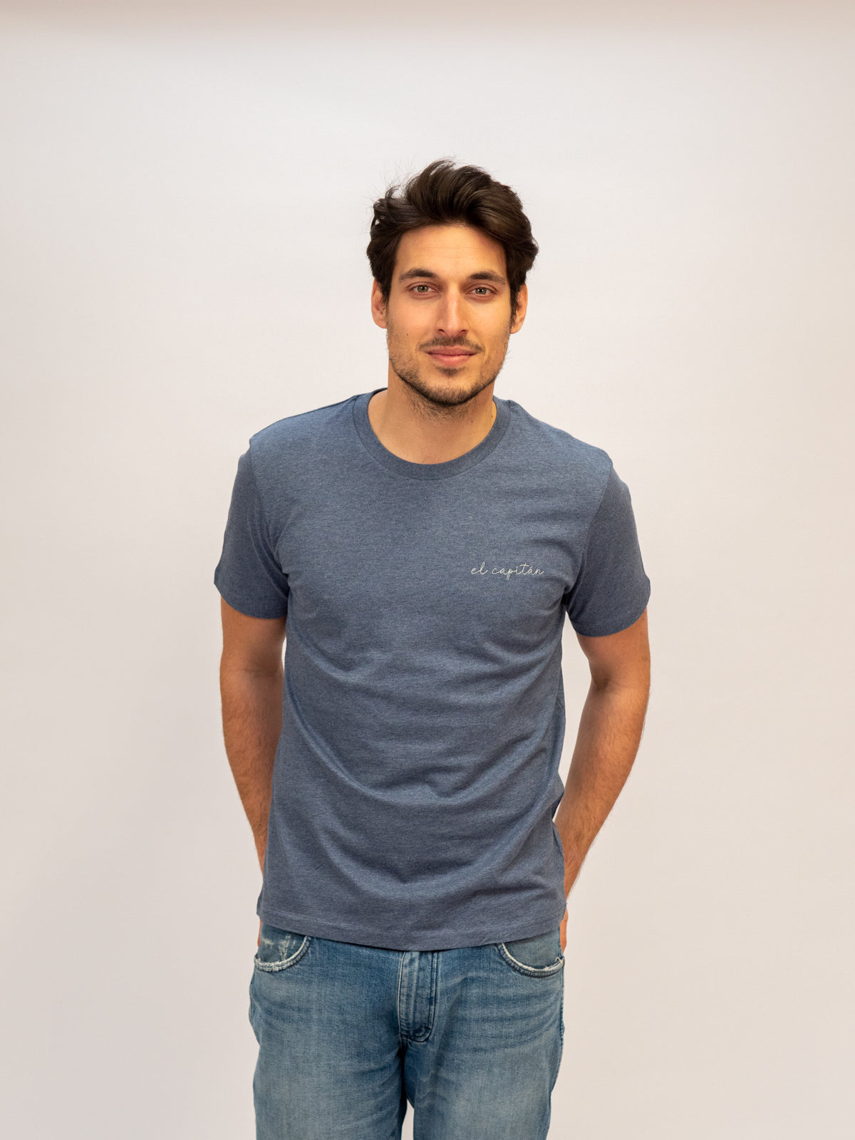 Ella and Rapha El Capitán t-shirt uomo blu cotone