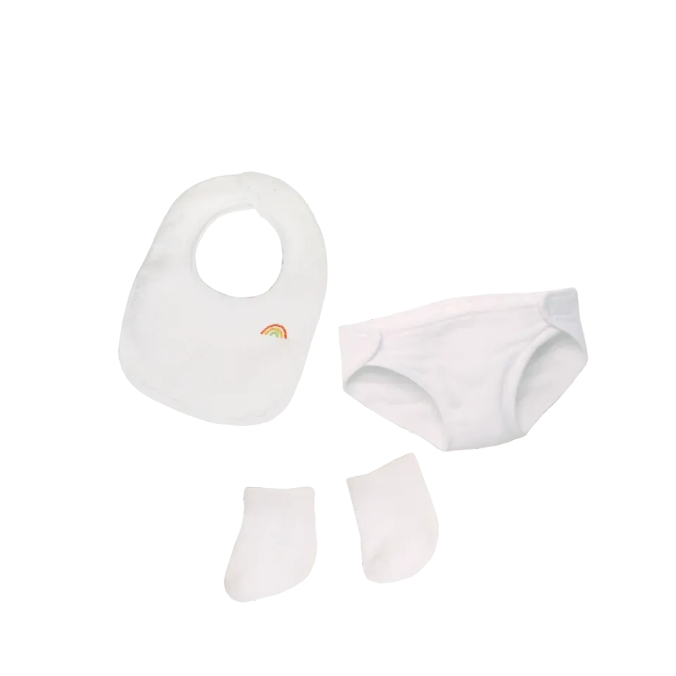 OlliElla Dinkum Dolls Care Set accessori bambola in cotone