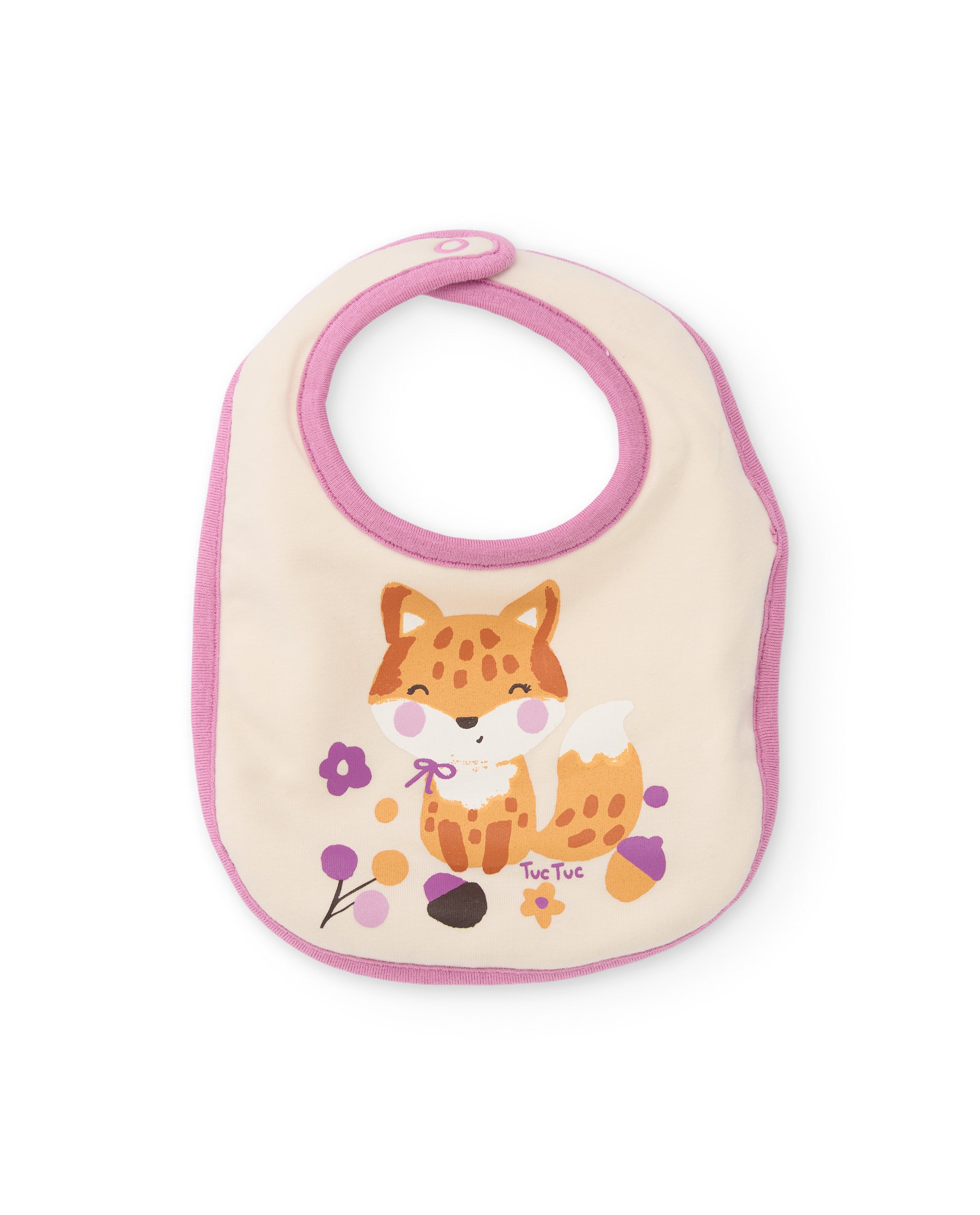 Tuc Tuc Magic Foxy bavaglini neonato rosa 2 pezzi