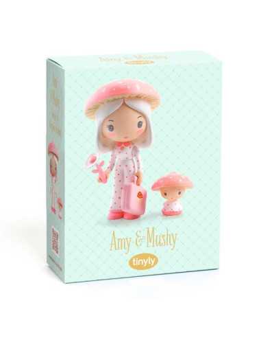 Djeco Tinyly Amy & Mushy action figure vinile