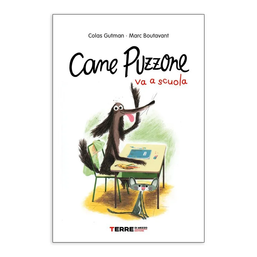 Terre di Mezzo Cane Puzzone va a scuola libro 80 pagine
