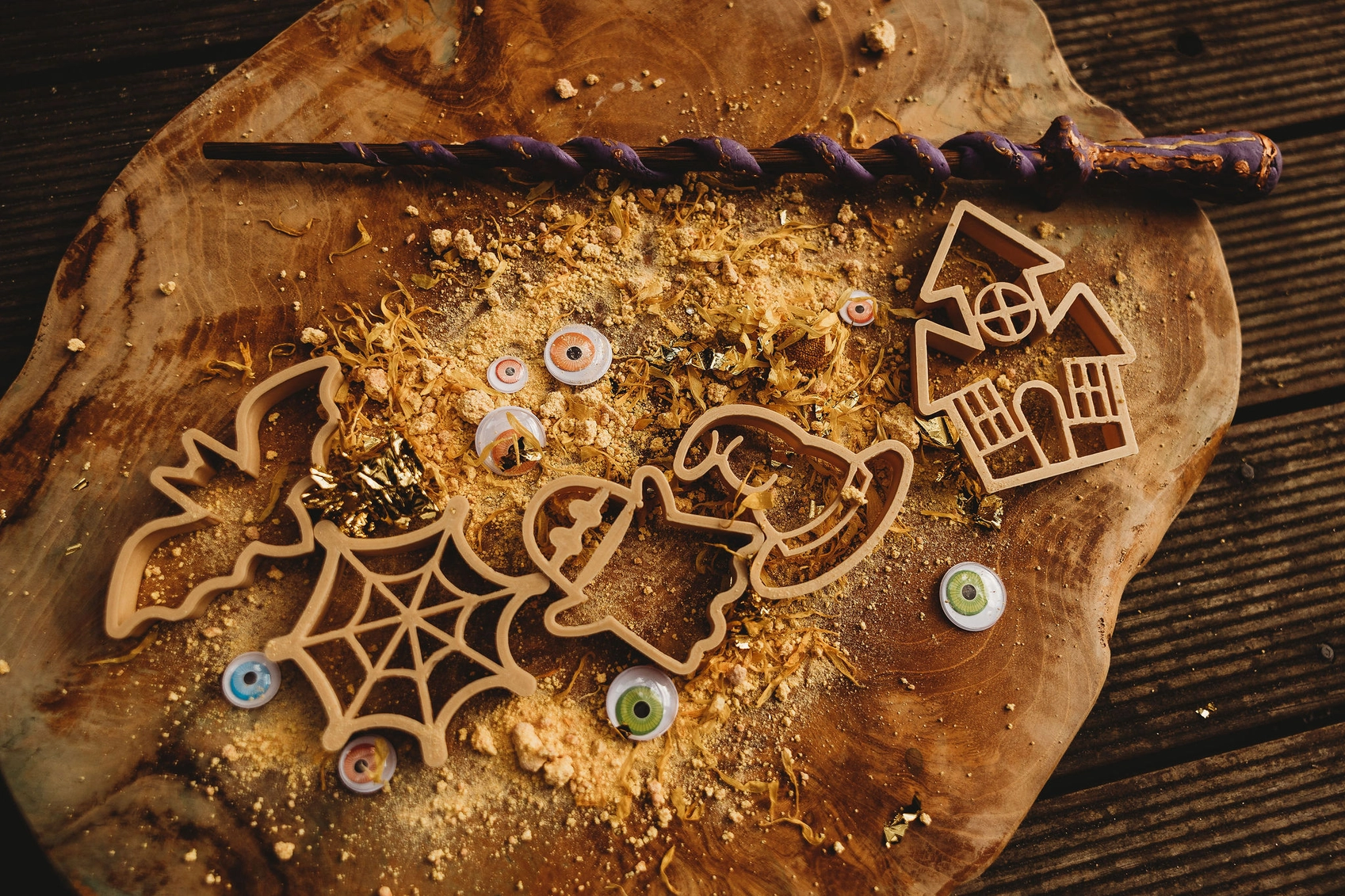 Kinfolk Halloween set 5 formine pasta modellabile eco