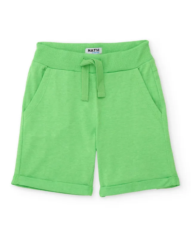 Tuc Tuc bermuda bambino verde vita elasticizzata