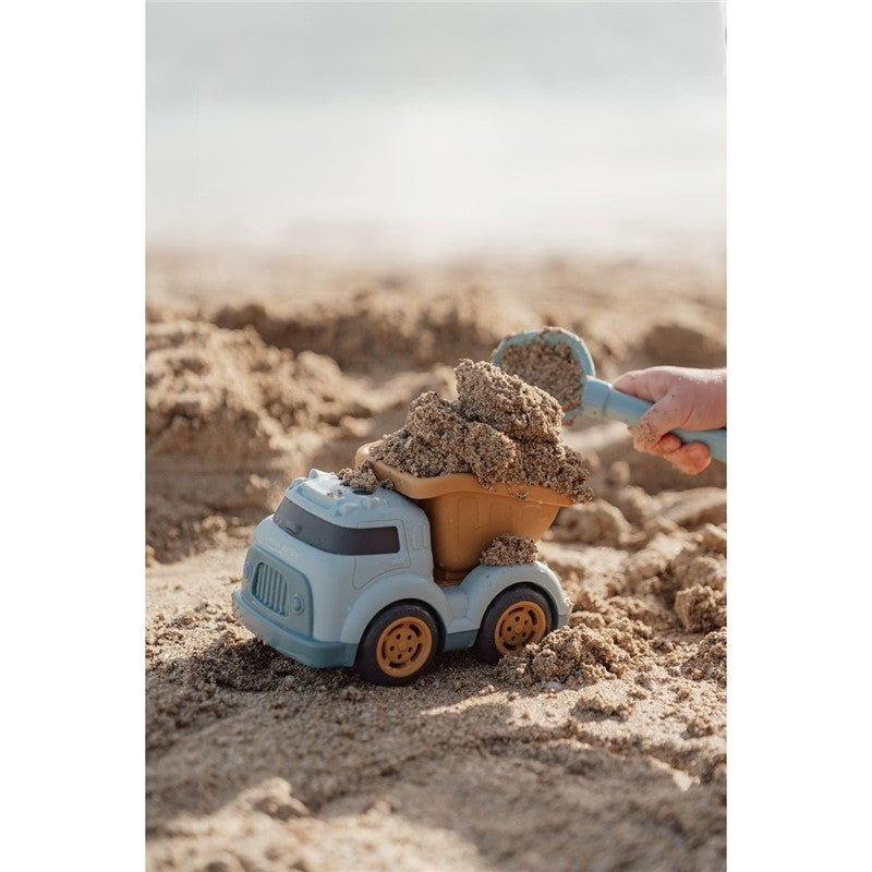 Little Dutch dumper camion blu spiaggia 17cm bimbi