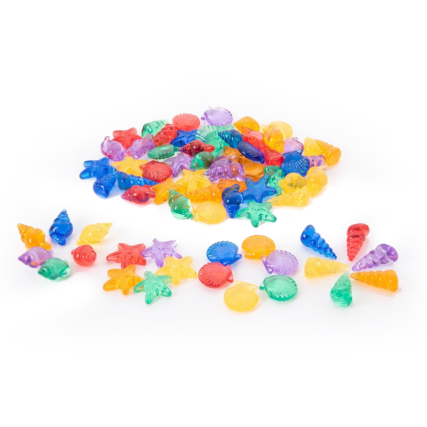 TickiT Conchiglie Tattili set 72 pezzi arcobaleno