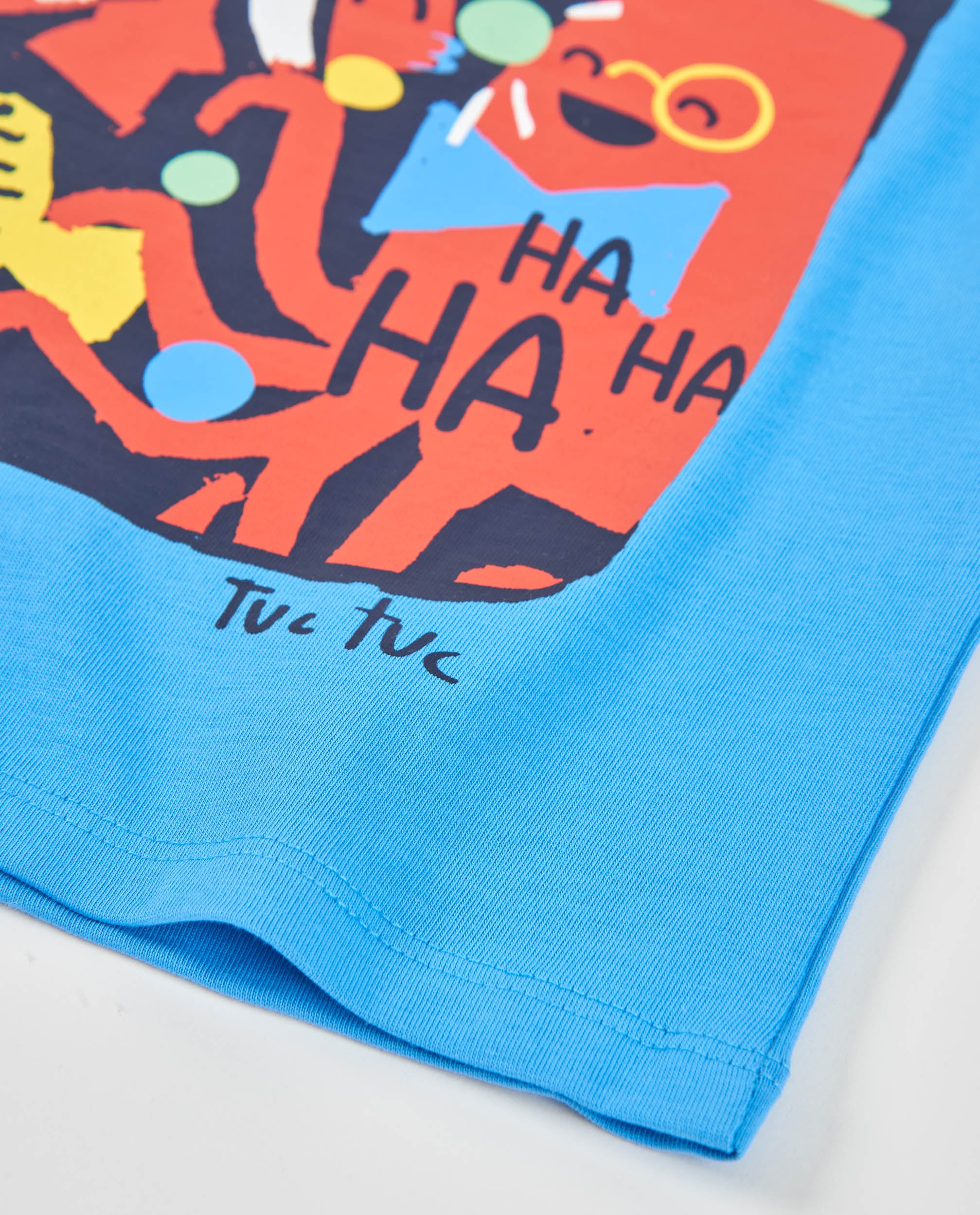 Tuc Tuc Maglietta bambino blu pesce pagliaccio jersey