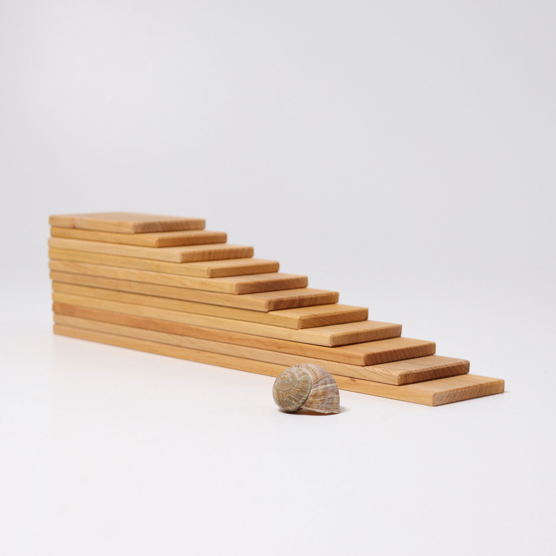 Grimm's Building Boards listelli legno naturale 11 pezzi