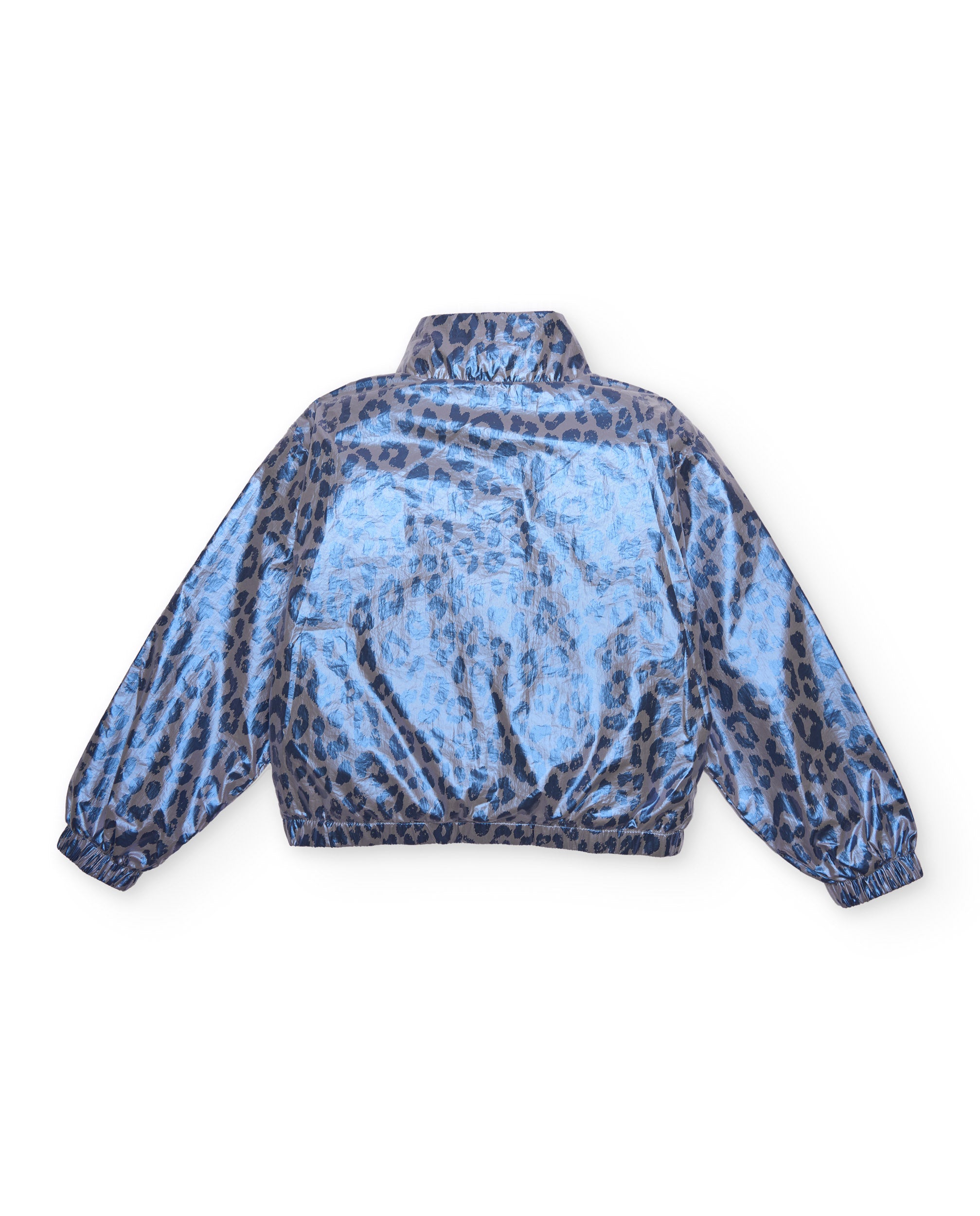 Tuc tuc giacca bimba lilla animalier collo alto