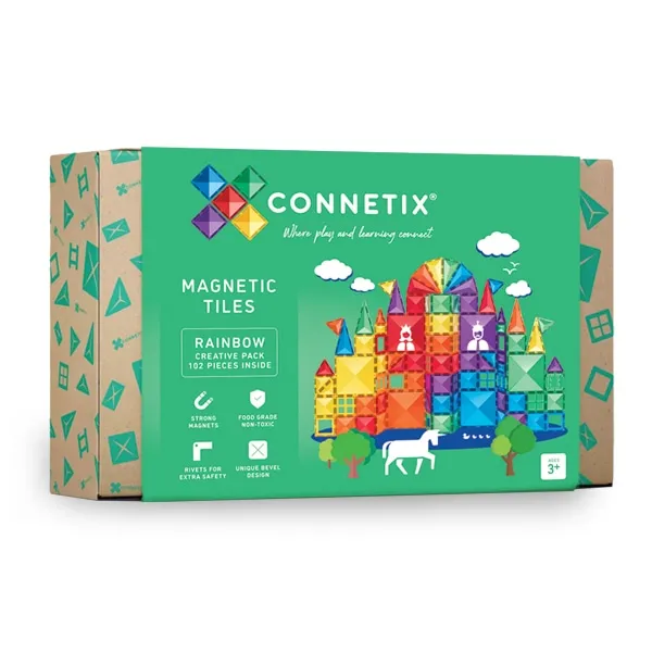 Connetix Creative Pack costruzioni magnetiche 102 pezzi