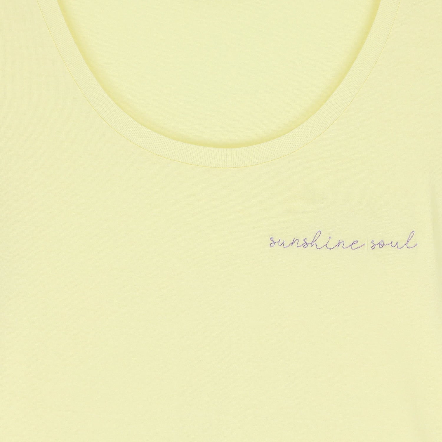 Ella and Rapha Sunshine Soul t-shirt giallo burro donna
